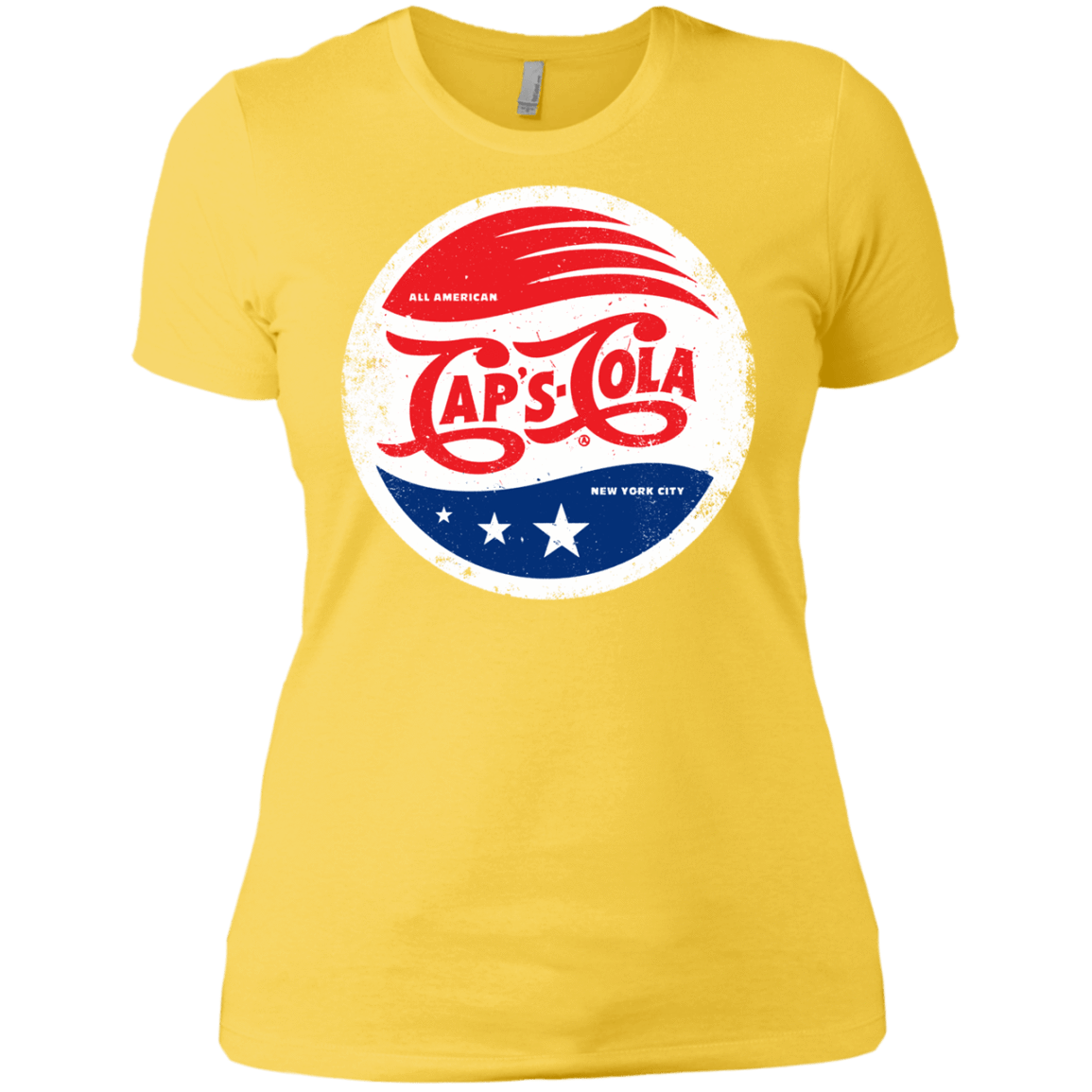 T-Shirts Vibrant Yellow / X-Small Caps Cola Women's Premium T-Shirt
