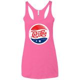 T-Shirts Vintage Pink / X-Small Caps Cola Women's Triblend Racerback Tank
