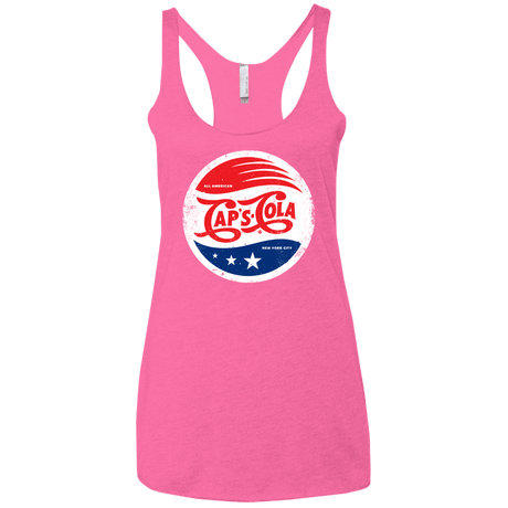 T-Shirts Vintage Pink / X-Small Caps Cola Women's Triblend Racerback Tank