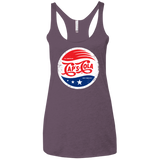 T-Shirts Vintage Purple / X-Small Caps Cola Women's Triblend Racerback Tank
