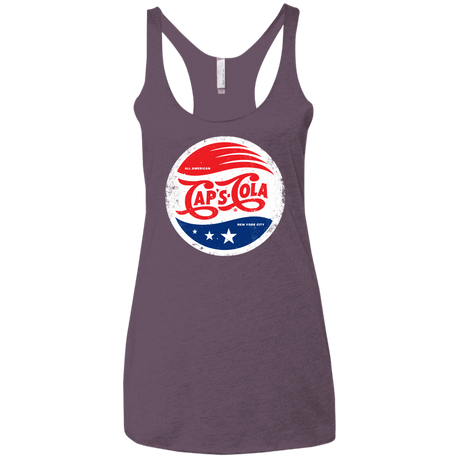 T-Shirts Vintage Purple / X-Small Caps Cola Women's Triblend Racerback Tank