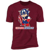 T-Shirts Cardinal / S Captain AmeriCAT Men's Premium T-Shirt