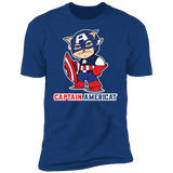 T-Shirts Royal / S Captain AmeriCAT Men's Premium T-Shirt
