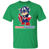 T-Shirts Irish Green / S Captain AmeriCAT T-Shirt