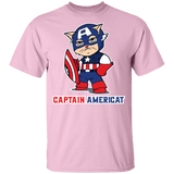T-Shirts Light Pink / YXS Captain AmeriCAT Youth T-Shirt