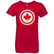 T-Shirts Red / YXS Captain Canada Girls Premium T-Shirt