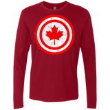 T-Shirts Cardinal / Small Captain Canada Men's Premium Long Sleeve