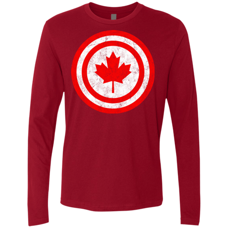 T-Shirts Cardinal / Small Captain Canada Men's Premium Long Sleeve