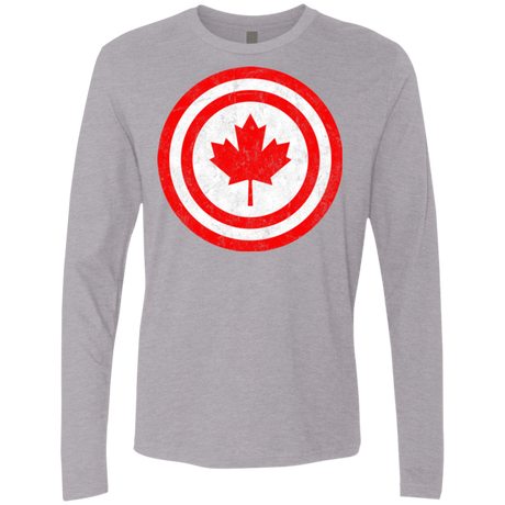 T-Shirts Heather Grey / Small Captain Canada Men's Premium Long Sleeve