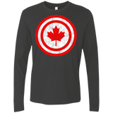 T-Shirts Heavy Metal / Small Captain Canada Men's Premium Long Sleeve