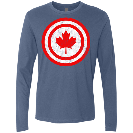 T-Shirts Indigo / Small Captain Canada Men's Premium Long Sleeve
