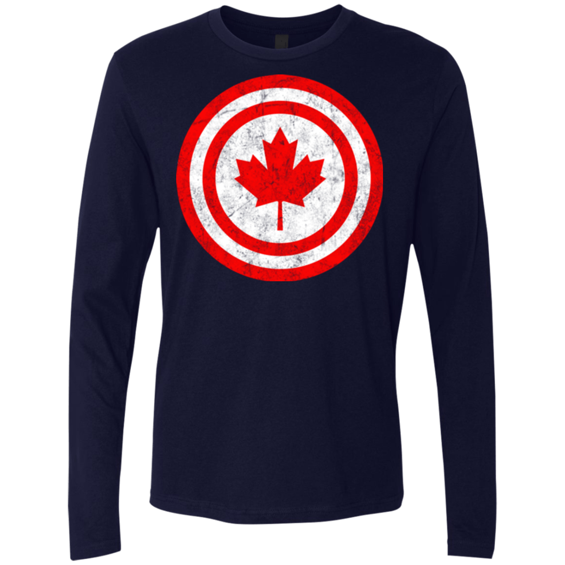 T-Shirts Midnight Navy / Small Captain Canada Men's Premium Long Sleeve
