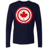 T-Shirts Midnight Navy / Small Captain Canada Men's Premium Long Sleeve