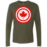 T-Shirts Military Green / Small Captain Canada Men's Premium Long Sleeve