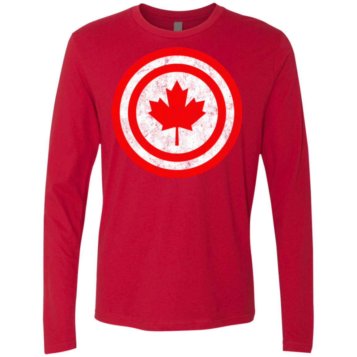 T-Shirts Red / Small Captain Canada Men's Premium Long Sleeve