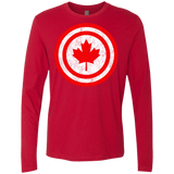 T-Shirts Red / Small Captain Canada Men's Premium Long Sleeve