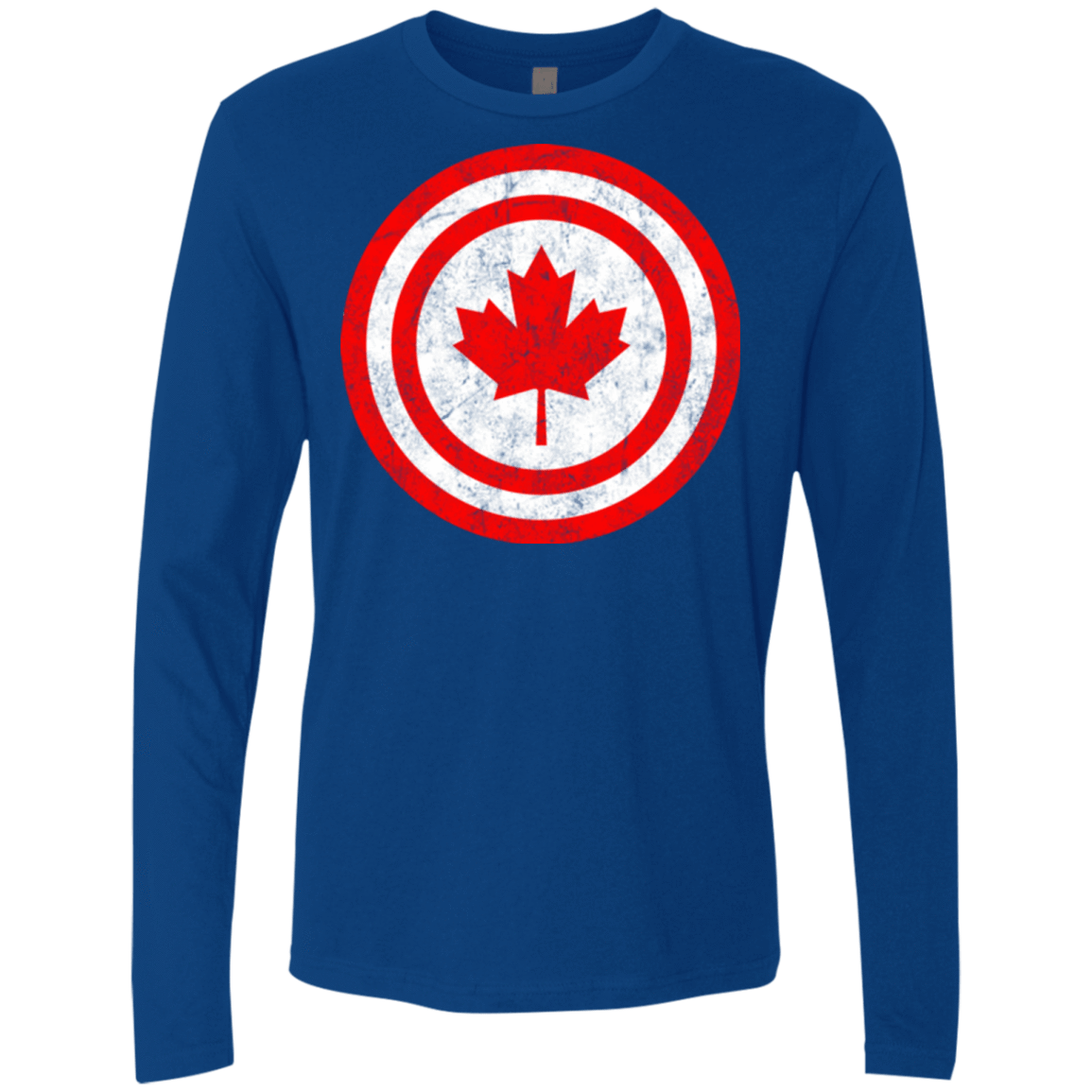 T-Shirts Royal / Small Captain Canada Men's Premium Long Sleeve
