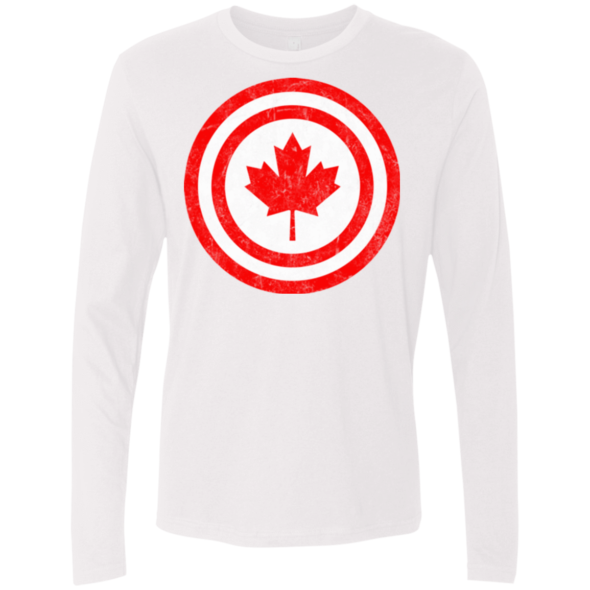 T-Shirts White / Small Captain Canada Men's Premium Long Sleeve
