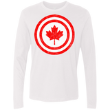 T-Shirts White / Small Captain Canada Men's Premium Long Sleeve
