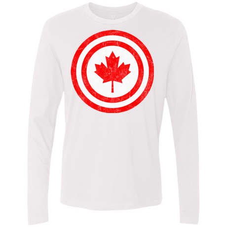 T-Shirts White / Small Captain Canada Men's Premium Long Sleeve