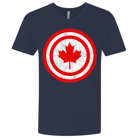 T-Shirts Midnight Navy / X-Small Captain Canada Men's Premium V-Neck