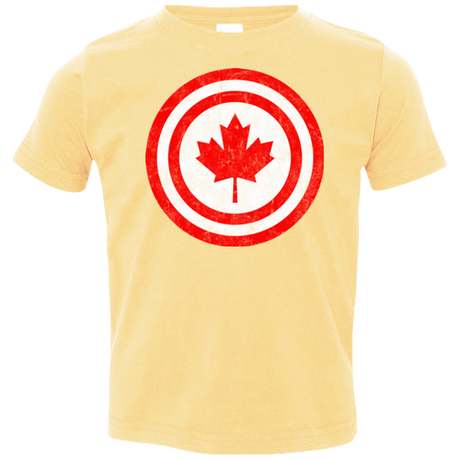 T-Shirts Butter / 2T Captain Canada Toddler Premium T-Shirt