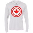 T-Shirts Heather White / X-Small Captain Canada Triblend Long Sleeve Hoodie Tee