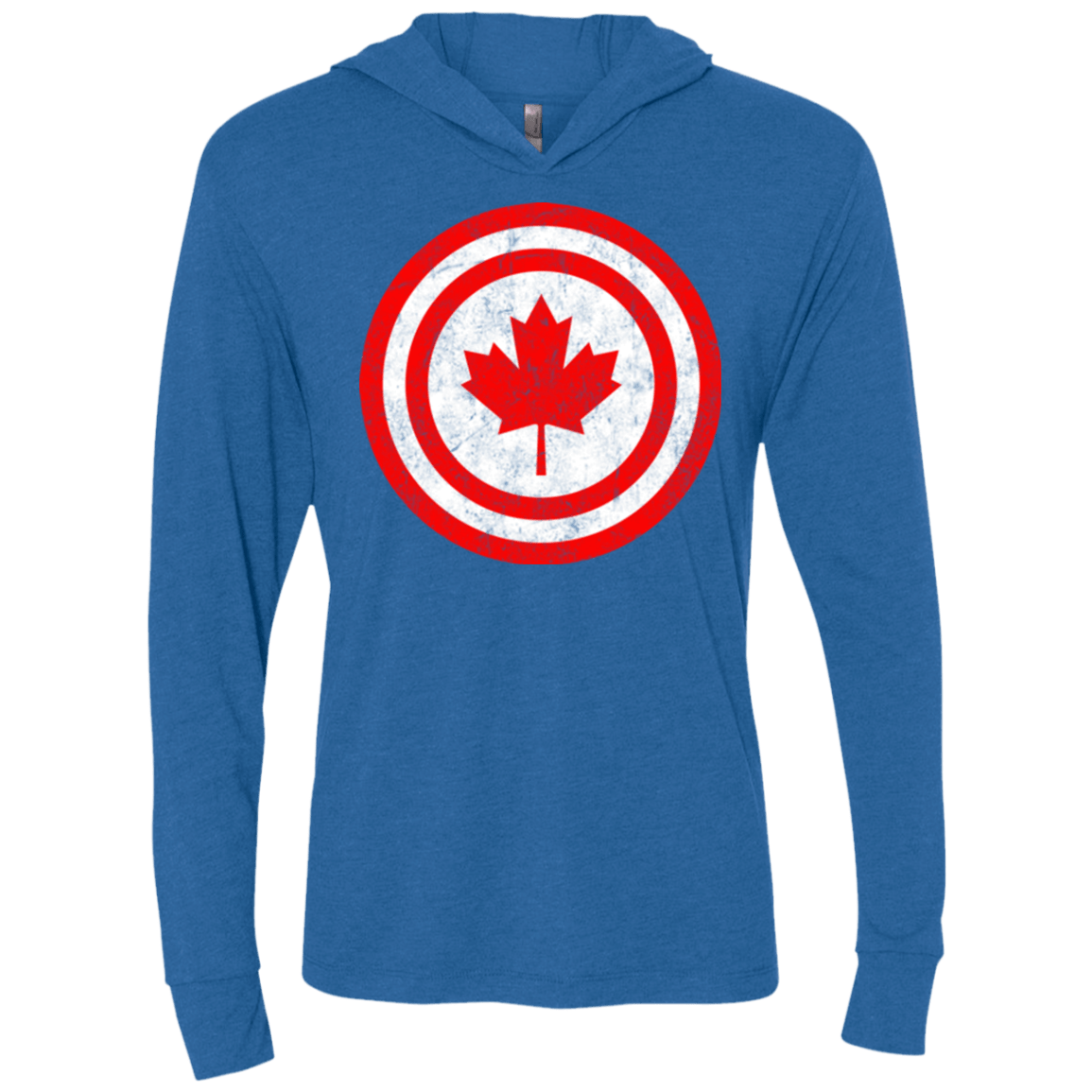 T-Shirts Vintage Royal / X-Small Captain Canada Triblend Long Sleeve Hoodie Tee