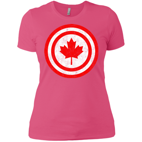 T-Shirts Hot Pink / X-Small Captain Canada Women's Premium T-Shirt
