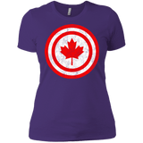 T-Shirts Purple / X-Small Captain Canada Women's Premium T-Shirt