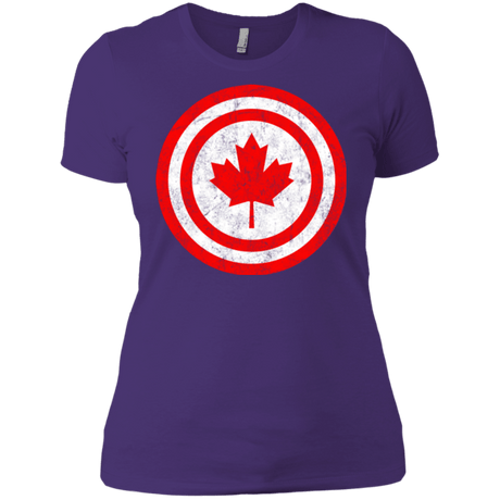 T-Shirts Purple / X-Small Captain Canada Women's Premium T-Shirt