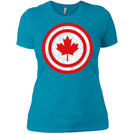 T-Shirts Turquoise / X-Small Captain Canada Women's Premium T-Shirt