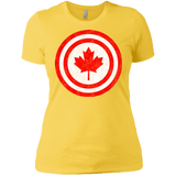 T-Shirts Vibrant Yellow / X-Small Captain Canada Women's Premium T-Shirt