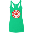 T-Shirts Envy / X-Small Captain Canada Women's Triblend Racerback Tank