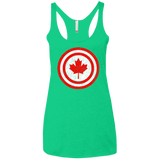 T-Shirts Envy / X-Small Captain Canada Women's Triblend Racerback Tank