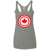 T-Shirts Venetian Grey / X-Small Captain Canada Women's Triblend Racerback Tank