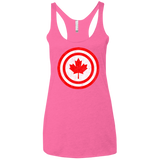 T-Shirts Vintage Pink / X-Small Captain Canada Women's Triblend Racerback Tank