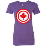 T-Shirts Purple Rush / Small Captain Canada Women's Triblend T-Shirt