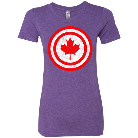 T-Shirts Purple Rush / Small Captain Canada Women's Triblend T-Shirt