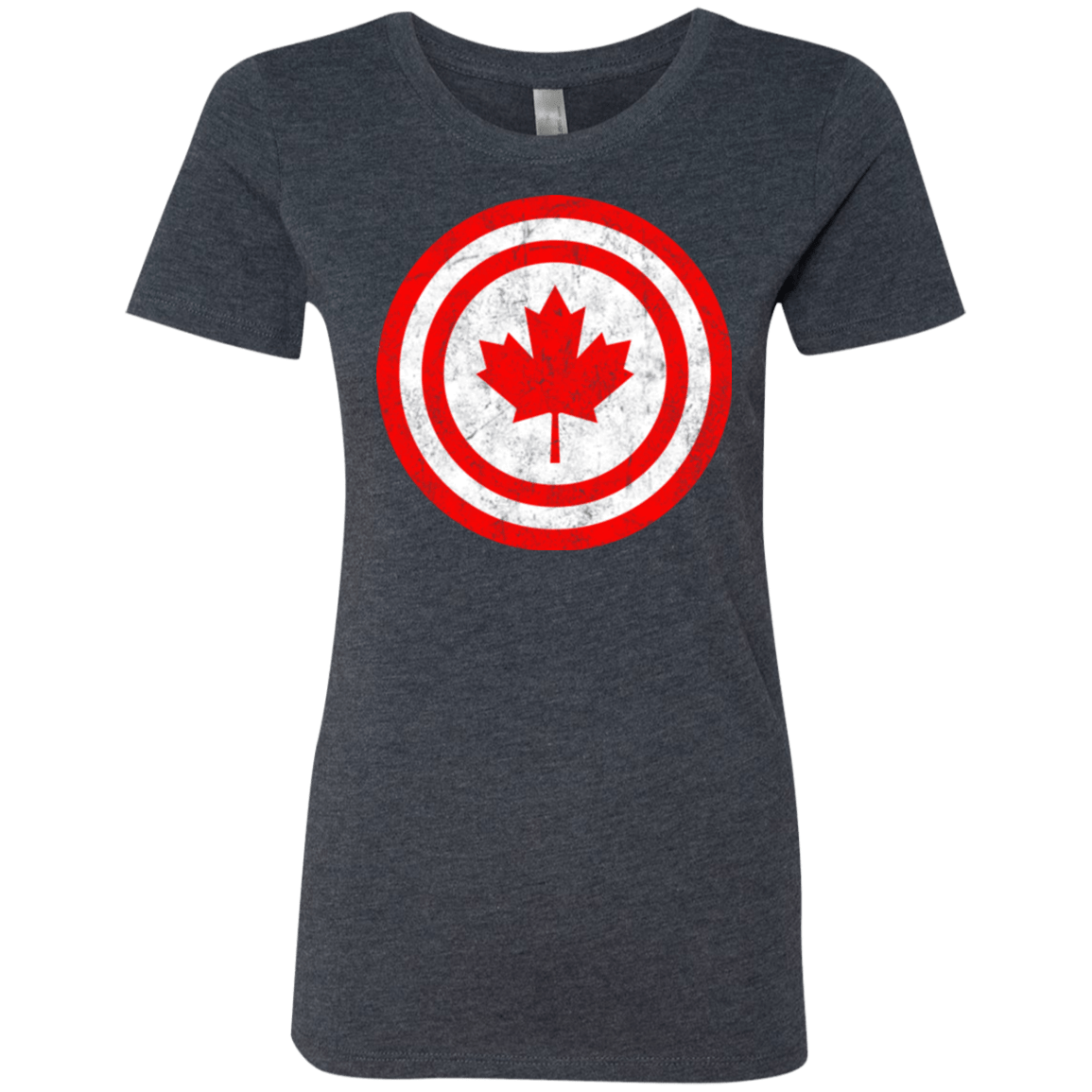 T-Shirts Vintage Navy / Small Captain Canada Women's Triblend T-Shirt