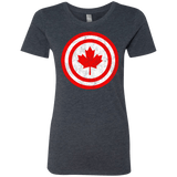 T-Shirts Vintage Navy / Small Captain Canada Women's Triblend T-Shirt