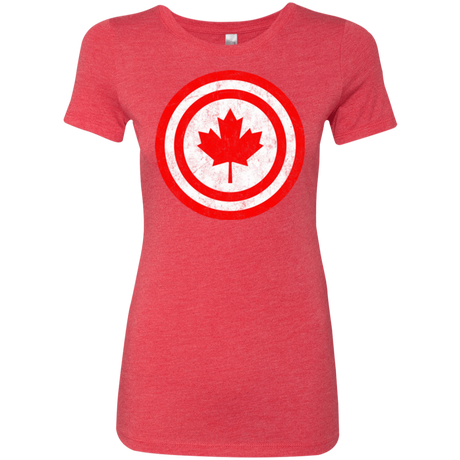 T-Shirts Vintage Red / Small Captain Canada Women's Triblend T-Shirt