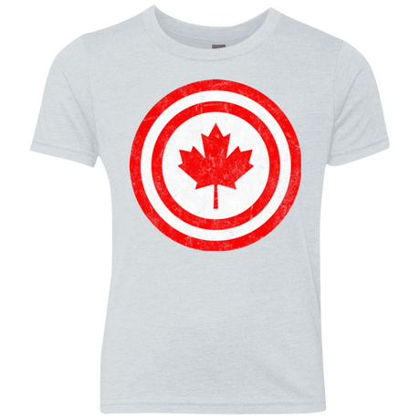 T-Shirts Heather White / YXS Captain Canada Youth Triblend T-Shirt