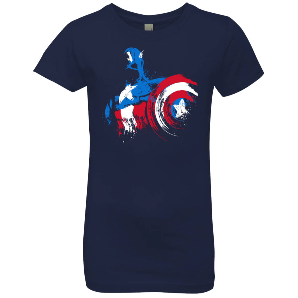 T-Shirts Midnight Navy / YXS Captain Girls Premium T-Shirt