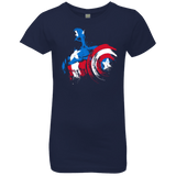 T-Shirts Midnight Navy / YXS Captain Girls Premium T-Shirt