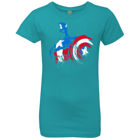 T-Shirts Tahiti Blue / YXS Captain Girls Premium T-Shirt