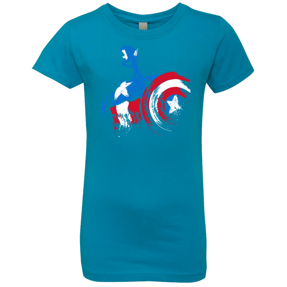 T-Shirts Turquoise / YXS Captain Girls Premium T-Shirt