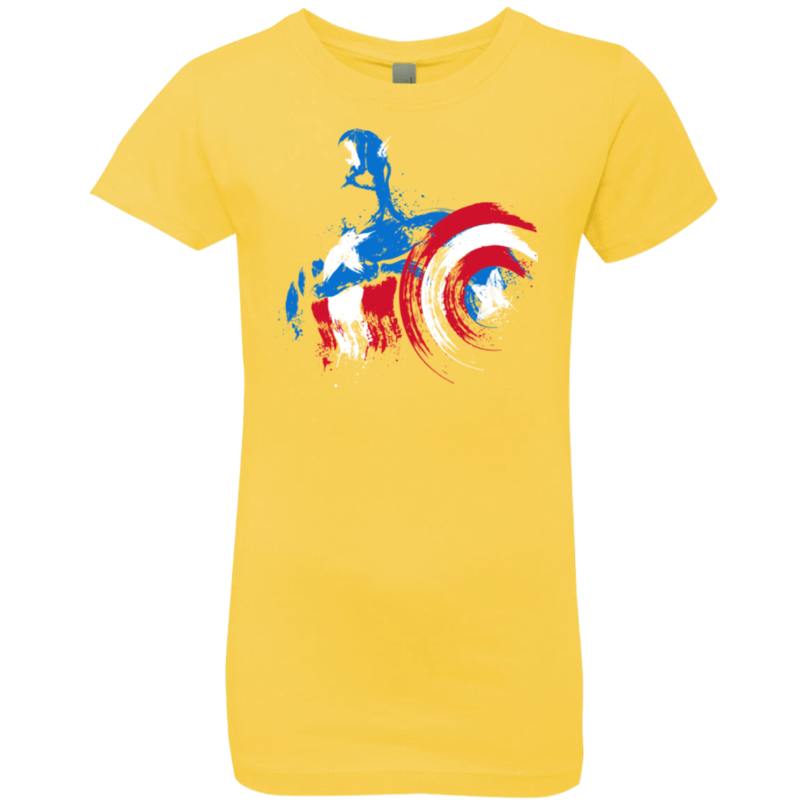 T-Shirts Vibrant Yellow / YXS Captain Girls Premium T-Shirt