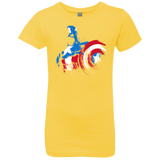 T-Shirts Vibrant Yellow / YXS Captain Girls Premium T-Shirt