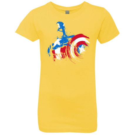 T-Shirts Vibrant Yellow / YXS Captain Girls Premium T-Shirt